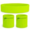 Tipsy Elves Neon Yellow Zippered Sweatband Set 2 Tipsy Elves Neon Yellow Zippered Sweatband Set
