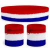 Tipsy Elves Patriotic Zippered Sweatband Set 1 Tipsy Elves Patriotic Zippered Sweatband Set