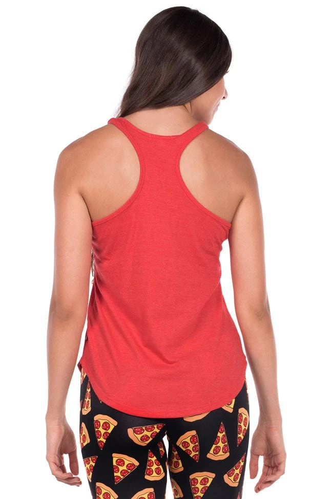 Tipsy Elves Women's Home Slice Pizza Tank Top 4 Tipsy Elves Women's Home Slice Pizza Tank Top