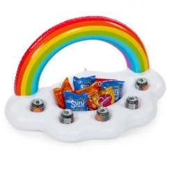 Tipsy Elves Rainbow Bar Pool Float