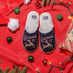 Tipsy Elves Women's Sleighin' It Reef Slippers