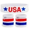 Tipsy Elves Stars And Sweat Zippered Sweatband Set Patriotic 1 Tipsy Elves Stars And Sweat Zippered Sweatband Set Patriotic