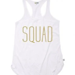 Tipsy Elves Women's White Squad Tank Top