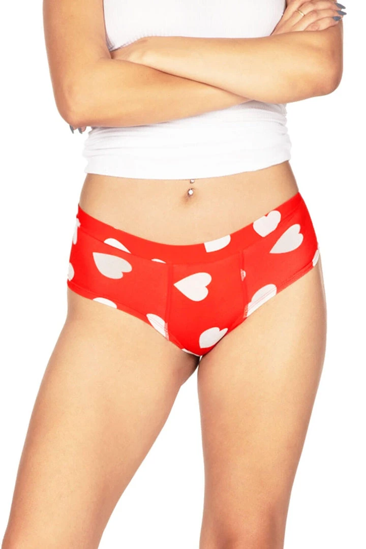 Tipsy Elves Women's Beating Hearts Underwear 3 Tipsy Elves Women's Beating Hearts Underwear