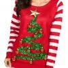 Tipsy Elves Women's Tinsel Christmas Tree Ugly Christmas Sweater 2 Tipsy Elves Women's Tinsel Christmas Tree Ugly Christmas Sweater