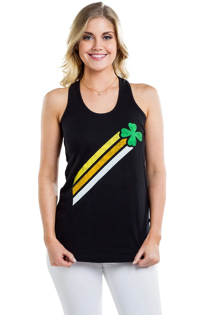 Tipsy Elves Women's Clover Comet Tank Top 3 Tipsy Elves Women's Clover Comet Tank Top
