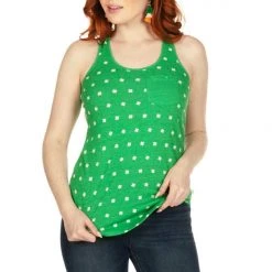 Tipsy Elves Women's Clover Tank Top 8 Tipsy Elves Women's Clover Tank Top