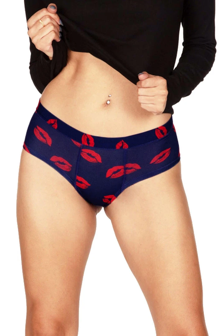 Tipsy Elves Women's Kissing Bandit Underwear 3 Tipsy Elves Women's Kissing Bandit Underwear
