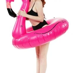 Tipsy Elves Summer Pink Flamingo Pool Float