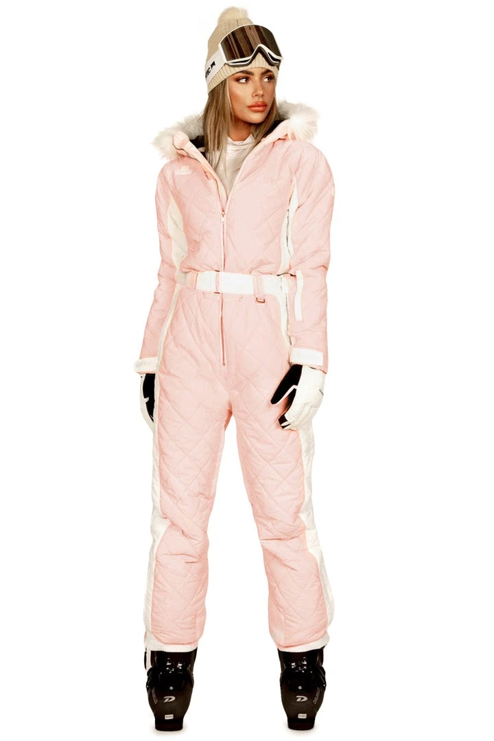 Tipsy Elves Women's Powder Pink Snow Suit 3 Tipsy Elves Women's Powder Pink Snow Suit