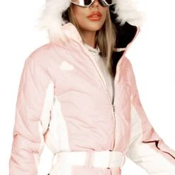 Tipsy Elves Women's Powder Pink Snow Suit