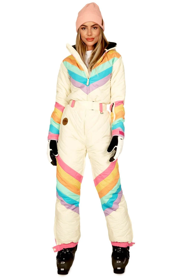 Tipsy Elves Women's Retro Rainbow Ski Suit Trending 3 Tipsy Elves Women's Retro Rainbow Ski Suit Trending