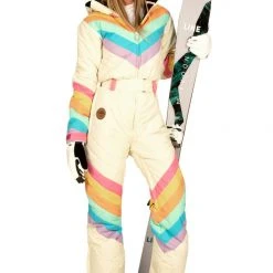 Tipsy Elves Women's Retro Rainbow Ski Suit Trending 18 Tipsy Elves Women's Retro Rainbow Ski Suit Trending
