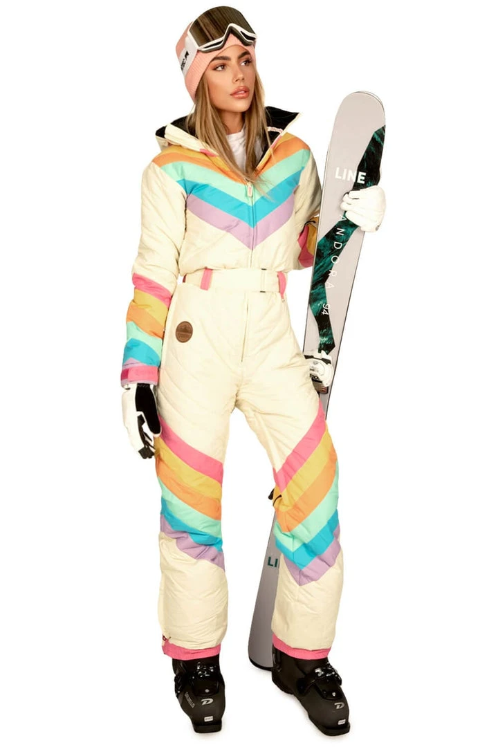 Tipsy Elves Women's Retro Rainbow Ski Suit Trending 6 Tipsy Elves Women's Retro Rainbow Ski Suit Trending