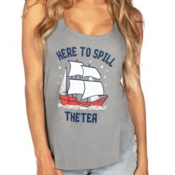 Tipsy Elves Women's Spill The Tea Tank Top