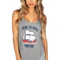 Tipsy Elves Women's Spill The Tea Tank Top 8 Tipsy Elves Women's Spill The Tea Tank Top