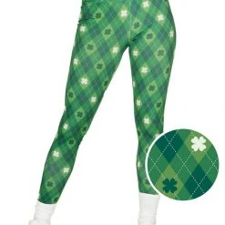 Tipsy Elves Argyle Charms High Waisted Leggings Women