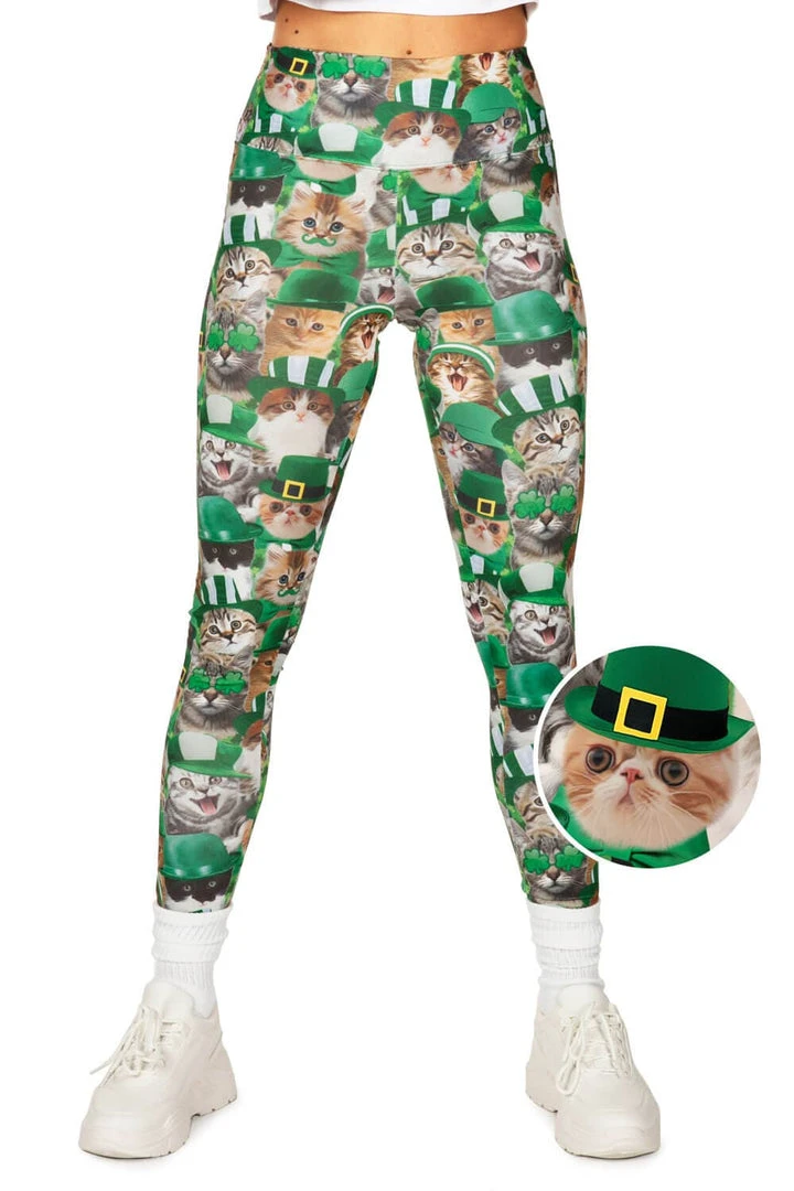 Tipsy Elves St. Cattys High Waisted Leggings 3 Tipsy Elves St. Cattys High Waisted Leggings