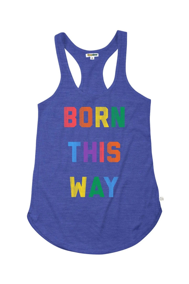 Tipsy Elves Born This Way Tank Top - Women's Cut 3 Tipsy Elves Born This Way Tank Top - Women's Cut