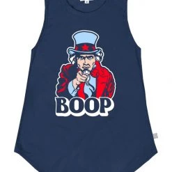 Tipsy Elves Women's Uncle Sam BOOP Tank Top