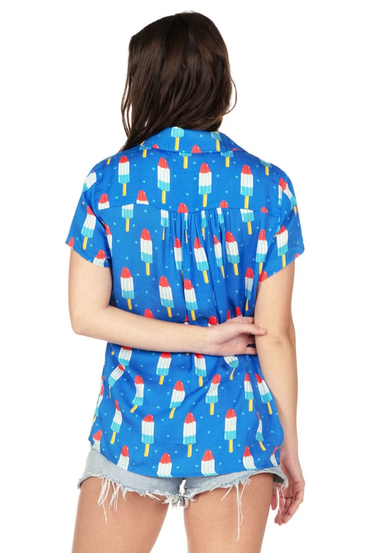 Tipsy Elves Women's Grand Finale Button Down Shirt 5 Tipsy Elves Women's Grand Finale Button Down Shirt