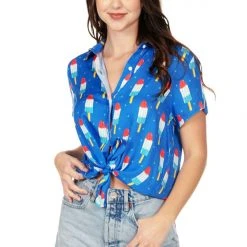 Tipsy Elves Women's Grand Finale Button Down Shirt 9 Tipsy Elves Women's Grand Finale Button Down Shirt
