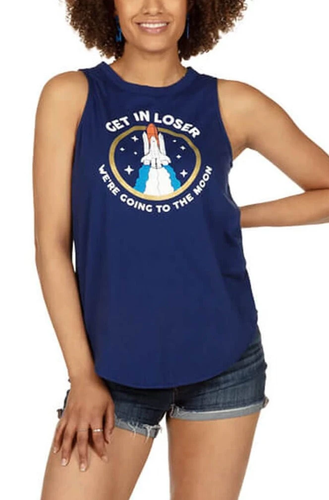 Tipsy Elves Women's We're Going To The Moon Tank Top 4 Tipsy Elves Women's We're Going To The Moon Tank Top