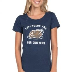 Tipsy Elves Women's Leftovers Are For Quitters Tee 6 Tipsy Elves Women's Leftovers Are For Quitters Tee