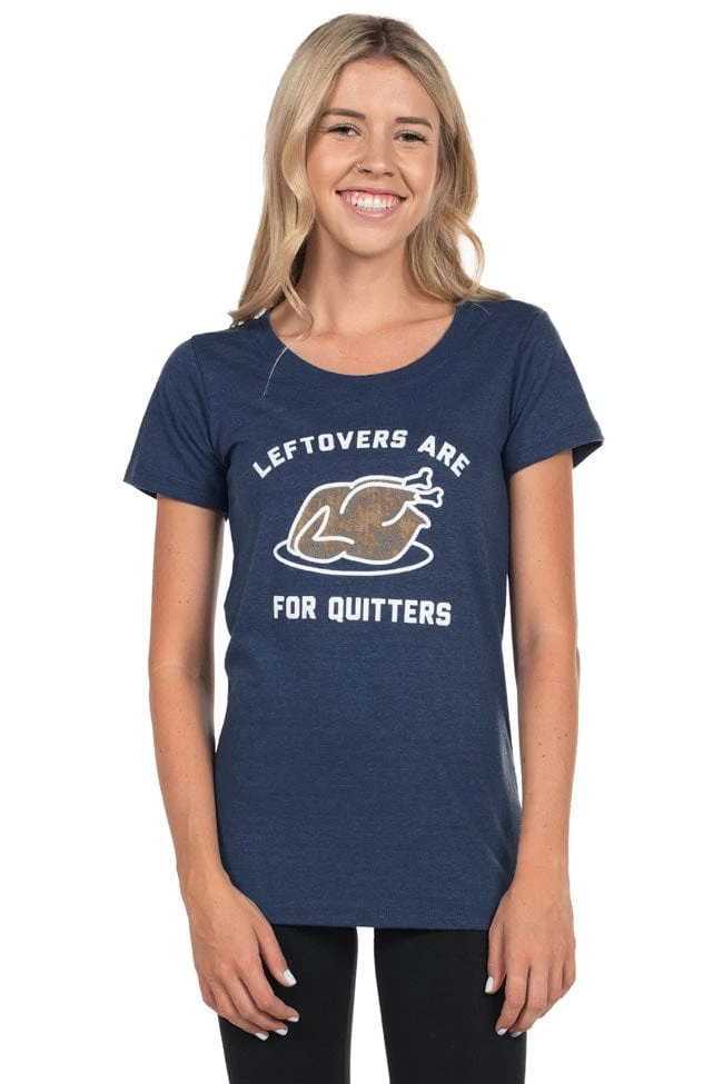 Tipsy Elves Women's Leftovers Are For Quitters Tee 4 Tipsy Elves Women's Leftovers Are For Quitters Tee
